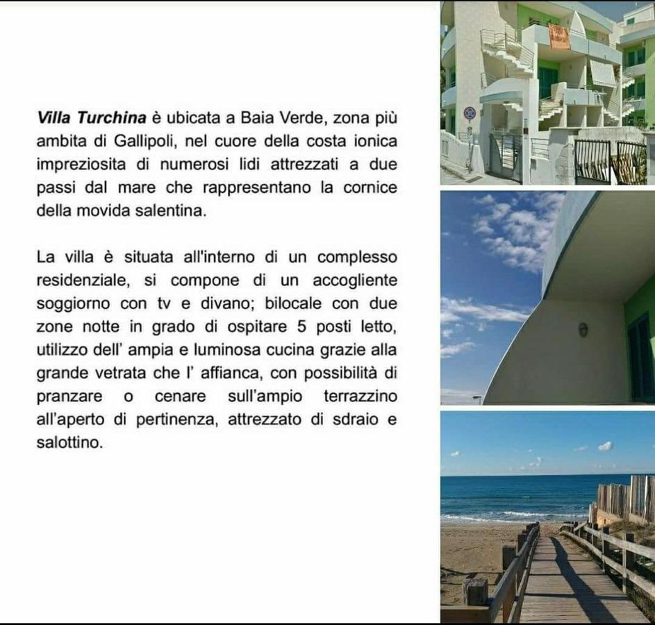 Villa Turchina กัลลีโปลี ภายนอก รูปภาพ